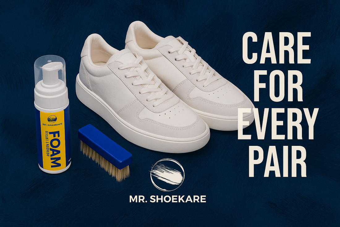 How to Clean White Sneakers at Home – No Rinse, No Damage (Mr. Shoekare's Guide)