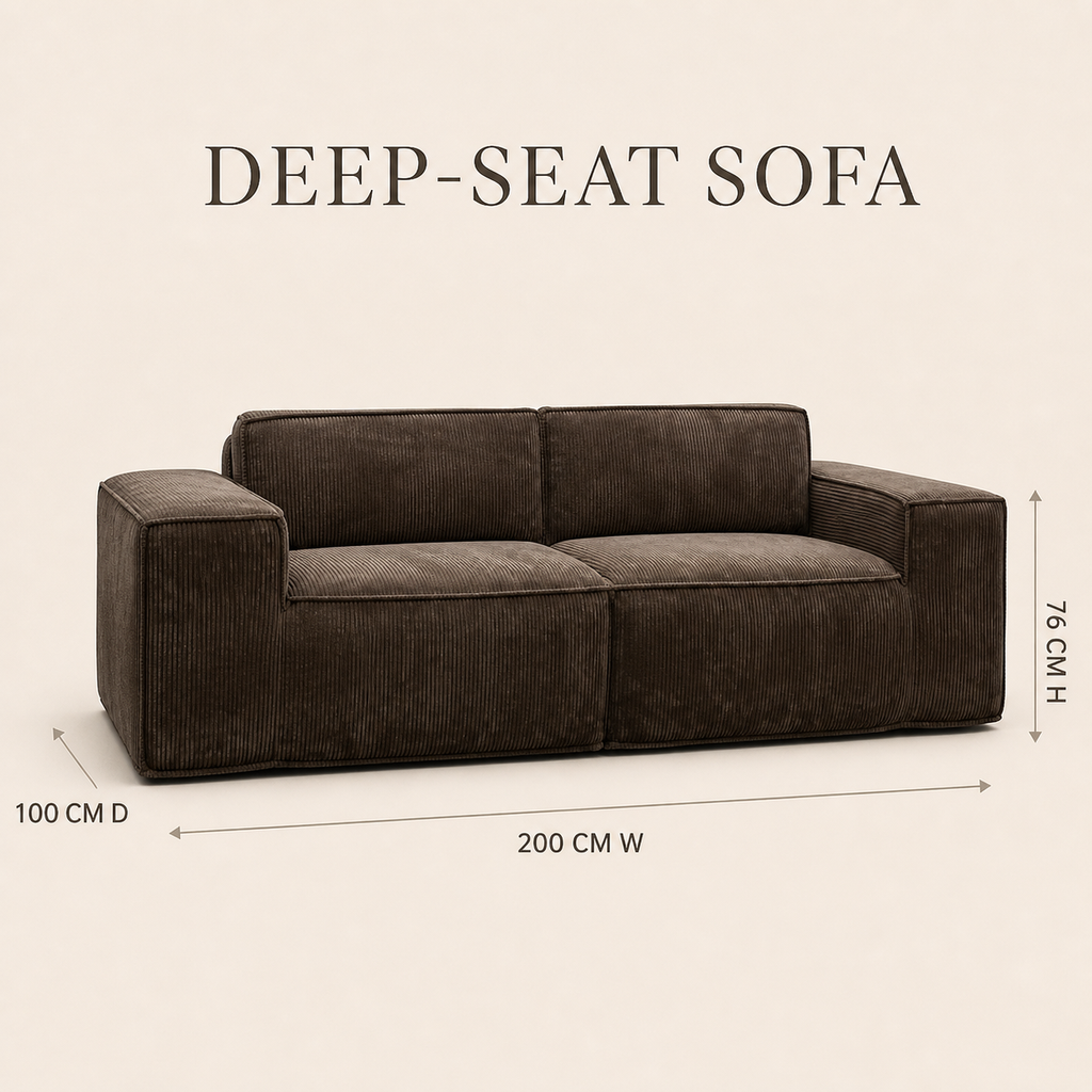 Deep Seat Lounge Sofa
