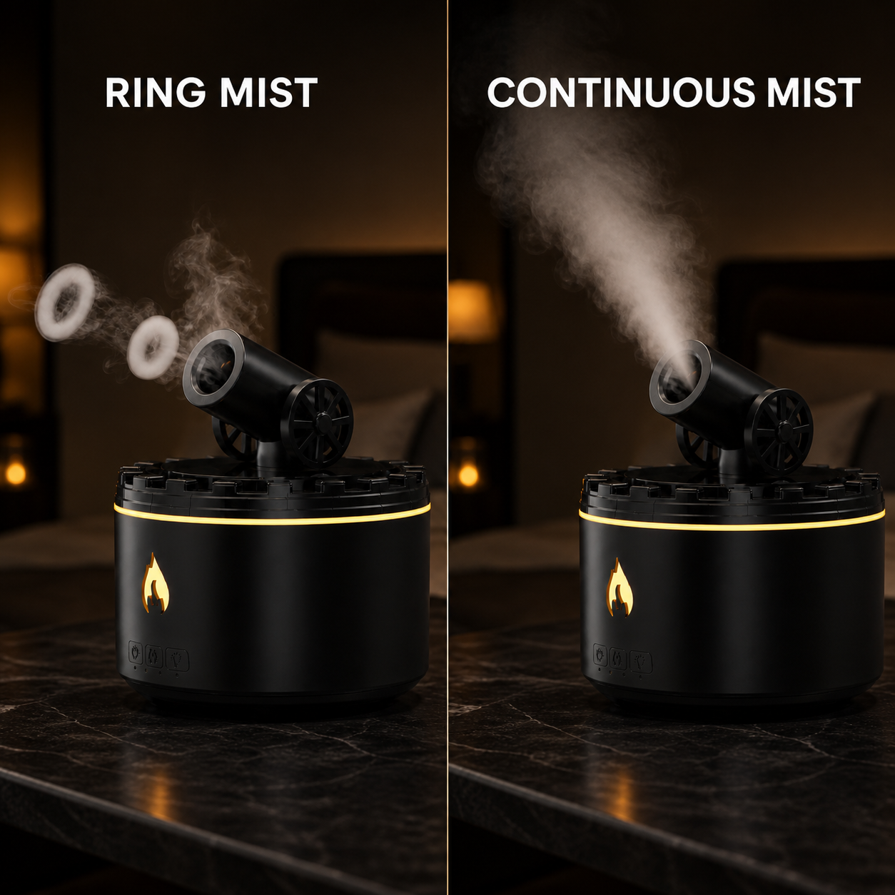 Smoke Ring Volcano Humidifier