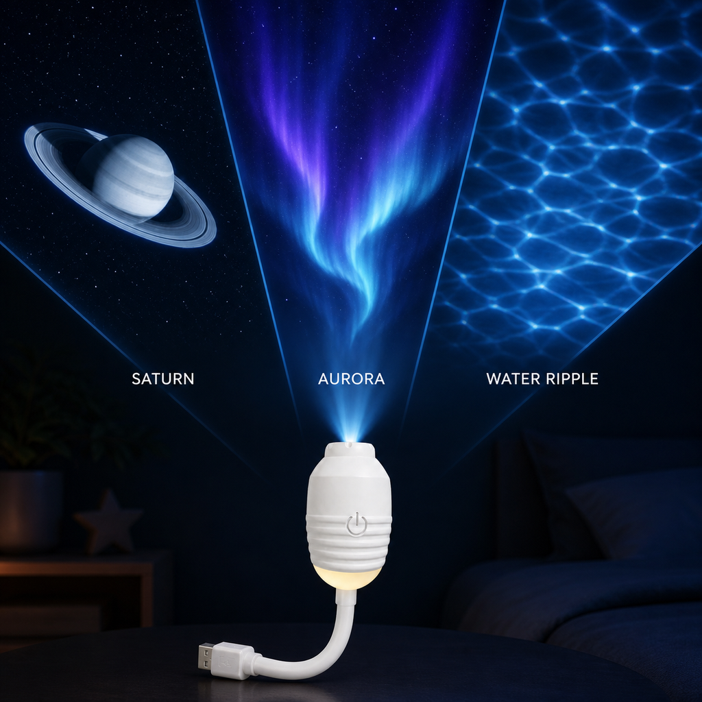 Aurora Galaxy Projector Light